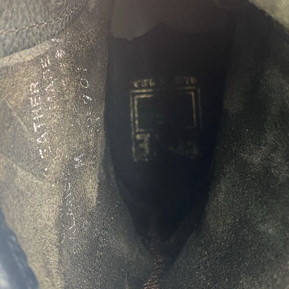 Vintage Frye Logger Combat Boot Mens Size 9 Black Leather Lace Up Made In USA - Picture 16 of 16